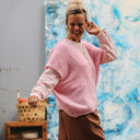 Gilet Claudia - Rose dragée - Quintessence