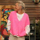 Gilet Claudia - Rose fluo - Quintessence