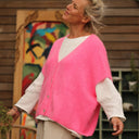 Gilet Claudia - Rose fluo - Quintessence