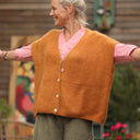 Gilet Claudia - Safran - Quintessence