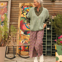 Gilet Claudia - Vert mousse - Quintessence