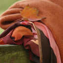 Gilet col rond Armance — mohair cannelle - Quintessence