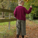 Gilet col rond Armance — mohair lilas - Quintessence