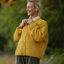 Gilet col rond Armance — mohair mimosa - Quintessence