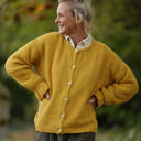 Gilet col rond Armance — mohair mimosa - Quintessence