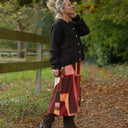 Gilet col rond Armance — mohair noir - Quintessence