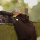 Gilet col rond Armance — mohair noisette - Quintessence