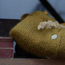 Gilet col V Hermine — mohair kiwi - Quintessence