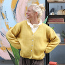 Gilet col V Hermine — mohair mimosa - Quintessence
