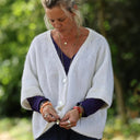 Gilet Hana ivoire - Quintessence