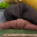 Gilet long Daphné — maille douce choco - Quintessence