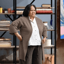 Gilet long Daphné — maille douce moka - Quintessence