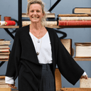 Gilet long Daphné — maille douce noir - Quintessence