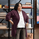 Gilet long Daphné — maille douce prune - Quintessence