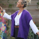 Gilet Mireille violette - Quintessence