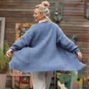 Gilet Naïs - Bleu myosotis - Quintessence