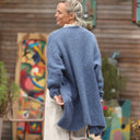 Gilet Naïs - Bleu myosotis - Quintessence