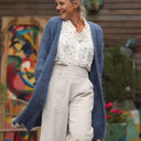 Gilet Naïs - Bleu myosotis - Quintessence