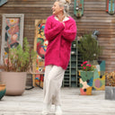 Gilet Naïs - Framboise - Quintessence