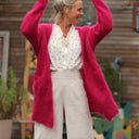 Gilet Naïs - Framboise - Quintessence