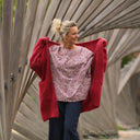 Gilet Naïs - Grenat - Quintessence