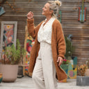 Gilet Naïs - Noisette - Quintessence