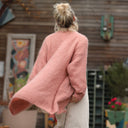 Gilet Naïs - Rose boisé - Quintessence