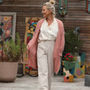 Gilet Naïs - Rose boisé - Quintessence