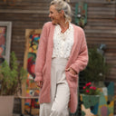 Gilet Naïs - Rose boisé - Quintessence