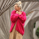 Gilet Prisca Framboise - Quintessence