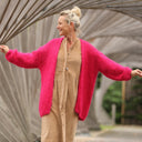 Gilet Prisca Framboise - Quintessence