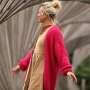 Gilet Prisca Framboise - Quintessence