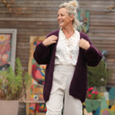 Gilet Prisca Prune - Quintessence