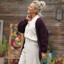 Gilet Prisca Prune - Quintessence