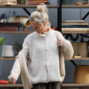 Gilet sans manches Aubane — alpaga beige - Quintessence