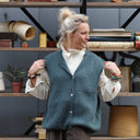 Gilet sans manches Aubane — alpaga celadon - Quintessence