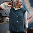 Gilet sans manches Aubane — alpaga celadon - Quintessence