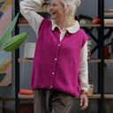 Gilet sans manches Aubane — alpaga lilas - Quintessence