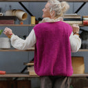 Gilet sans manches Aubane — alpaga lilas - Quintessence