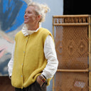 Gilet sans manches Aubane — alpaga mimosa - Quintessence