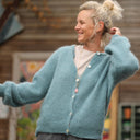 Gilet Sélène - Bleu céladon - Quintessence