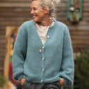 Gilet Sélène - Bleu céladon - Quintessence