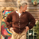 Gilet Sélène - Chocolat - Quintessence