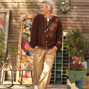 Gilet Sélène - Chocolat - Quintessence