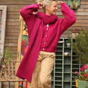 Gilet Sélène - Framboise - Quintessence