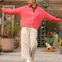 Gilet Sélène - Rose gourmand - Quintessence