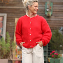 Gilet Sélène - Rouge éclat - Quintessence