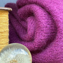 Gilet zippé à capuche Tulia — mohair lilas - Quintessence