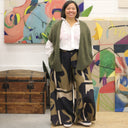 Jupe culotte Arielle en velours côtelé ivoire - Quintessence