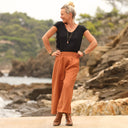 Jupe culotte Margot - lin écureuil - Quintessence